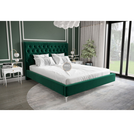 Posteľ VALENTINO - 200x200, voliteľný odtieň Posteľ VALENTINO - 200x200, voliteľný odtieň