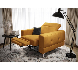 Kreslo MALIBU, relax - žltá