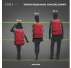 Multifunkčný vákuový batoh Chairs Backpack Air, bordový