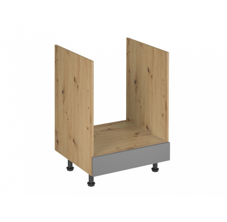 Kuchynská spodná skrinka pre umývačku riadu Langen D60ZK, béžová/dub artisan