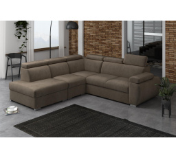 Rohová sedacia súprava Bodie II ľavá hnedá