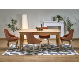 Jedálenský stôl EDMONDO, Prírodný dub