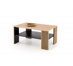 Konferenčný stôl FEMINA, Dub Artisan/Čierna