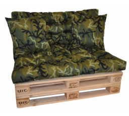 Polstre na paletový nábytok - látka maskáč