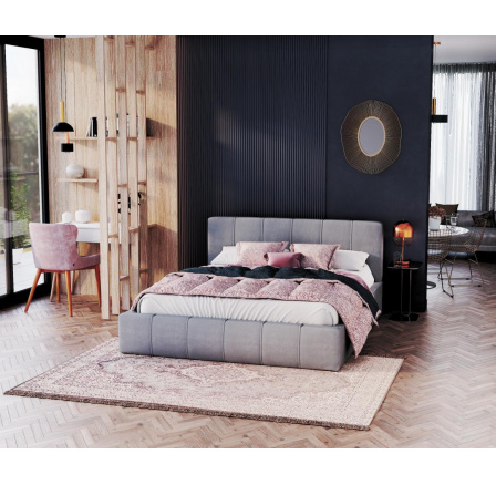 Čalúnená posteľ FLORIDA- TRINITY (GREY)