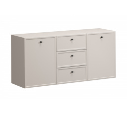 LORINI KOMODA 150 2D3SZ - kašmír / čierna úchytka / závesná
