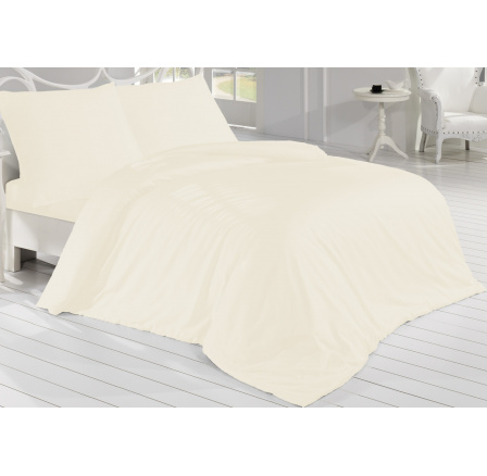 Saténový poťah na relaxačný vankúš smotanový