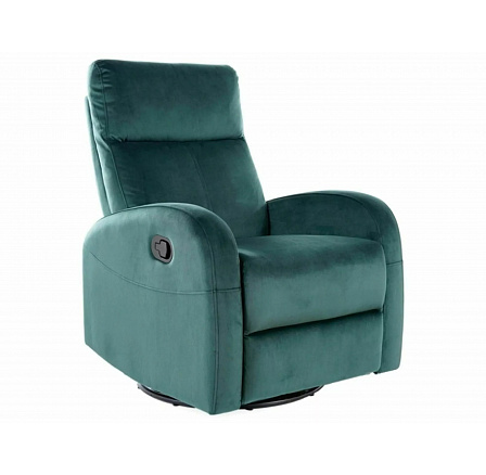 Polohovateľné kreslo OLIMP Velvet, zelený Bluvel 78 Polohovateľné kreslo OLIMP Velvet, zelený Bluvel 78