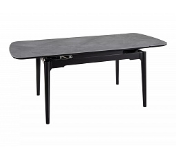 Jedálenský stôl SENTO, Sivá / Čierna