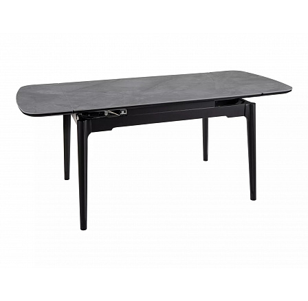 Jedálenský stôl SENTO, Sivá / Čierna