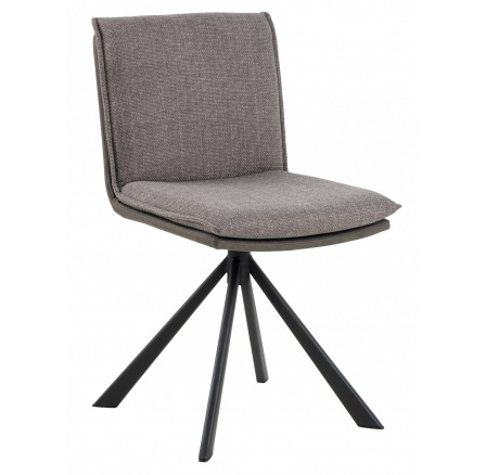Stolička Flynn sivá/antracitová