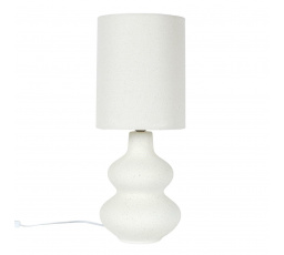 Lampa stołowa Lamil ceramiczna kremowa