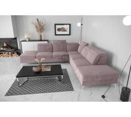 Rohová sedacia súprava OSLO MAX 295x295 - ľavá, odtiene fialovej