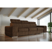 Sofa ROYAL III 295 cm - biela eko koža