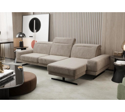 Rohová sedacia súprava FIORE MINI 265x180 cm - béžová, pravá