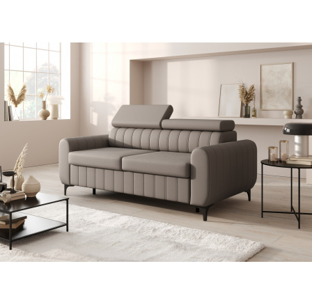 Sofa ZOYA 180 cm s talianskym rámom - prírodná koža - voliteľná farba