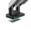 Dvojitý držiak na monitory 49 palcov, šedo-čierny RGB X-Arm Dual
