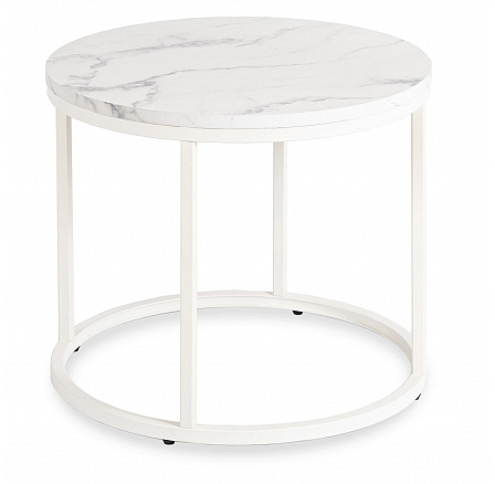 Stolík AGNES Biely Mramor