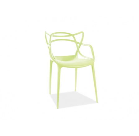 Jedálenská stolička TOBY zelená