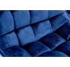 Barová stolička H95, modrý Velvet