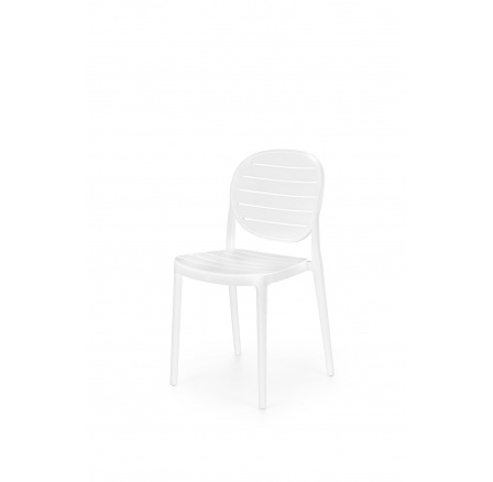 Jedálenská stolička stohovateľná K529, biela