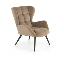 Kreslo TYRION, Béžový Bluvel 40/Čierna