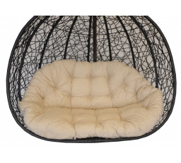 Vankúš pre dvojitú hojdačku - látka svetlo béžová