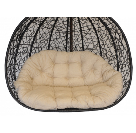 Vankúš pre dvojitú hojdačku - látka svetlo béžová