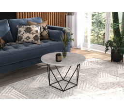 Konferenčný stolík LIAM Čierny+Betón