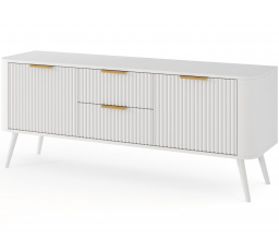 Komoda RTV CHAVELLE, Biely 150x90