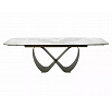 STÔL INFINITY KERAMICKÝ BIELY PANDORO / MEDENÝ 160(240)X95