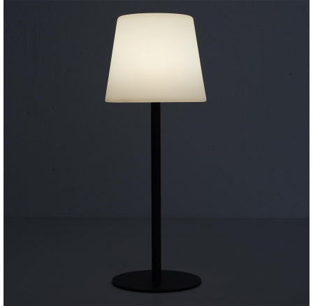 Stolná lampa USB čierna