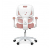 Dětská židle, výškově nastavitelná, růžová síťovina, KA-K1063 PINK