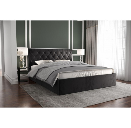 Posteľ PIER - 180x200, Kovová na plynových zdvihákoch