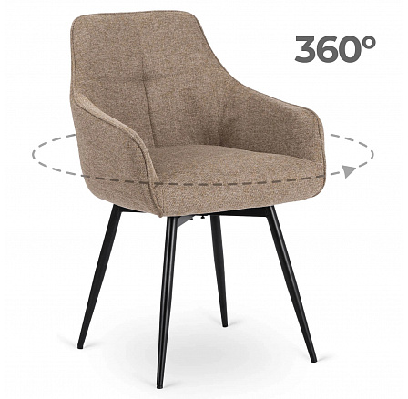 Otočná stolička LARISA Béžová