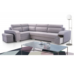 Rohová sedacia súprava Alvin L Monolith 84 sivá