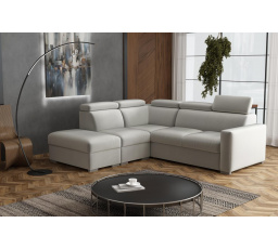 Sedacia súprava Petrit IX ľavá Paros svetlo šedá