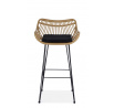 Barová stolička H105, prírodná