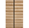Komoda MURANO KM-1, dub artisan/čierna