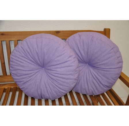 Vankúš okrúhly veľký fialový set 2 kusy