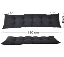 Podsedák 180x40 tmavo sivý melír