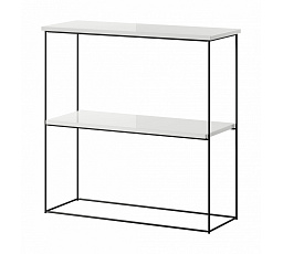 Konzola Toni Čierna+Biely Lesk