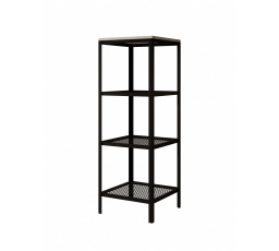 Regál Reli Čierny+Biely Matný