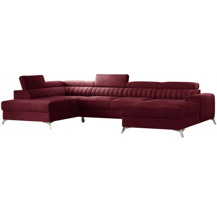 Sedacia súprava v tvare U LACANTE, Loco 25 Ľavá