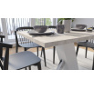 Jedálenský stôl TORRE 138, Betón/Biela