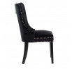 Stolička velvet čierna K9-FX