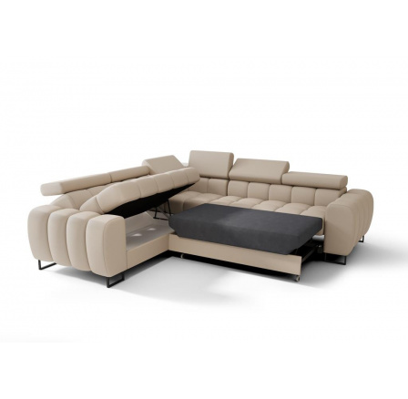 Rohová sedacia súprava ASPEN MAX 260x260 cm - ľavá, voliteľný odtieň