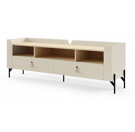 Televízny stolík SALERNO SA-9, Macadamia/Dub Mavelie