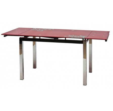 Jedálenský stôl GD-017, červený Jedálenský stôl GD-017, červený