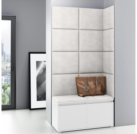 Predsieňová stena EMI 2, Trinity 01/biela